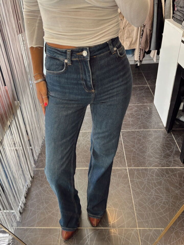 Orj ZR Likralı Push Up Lacivert Jean Pantolon