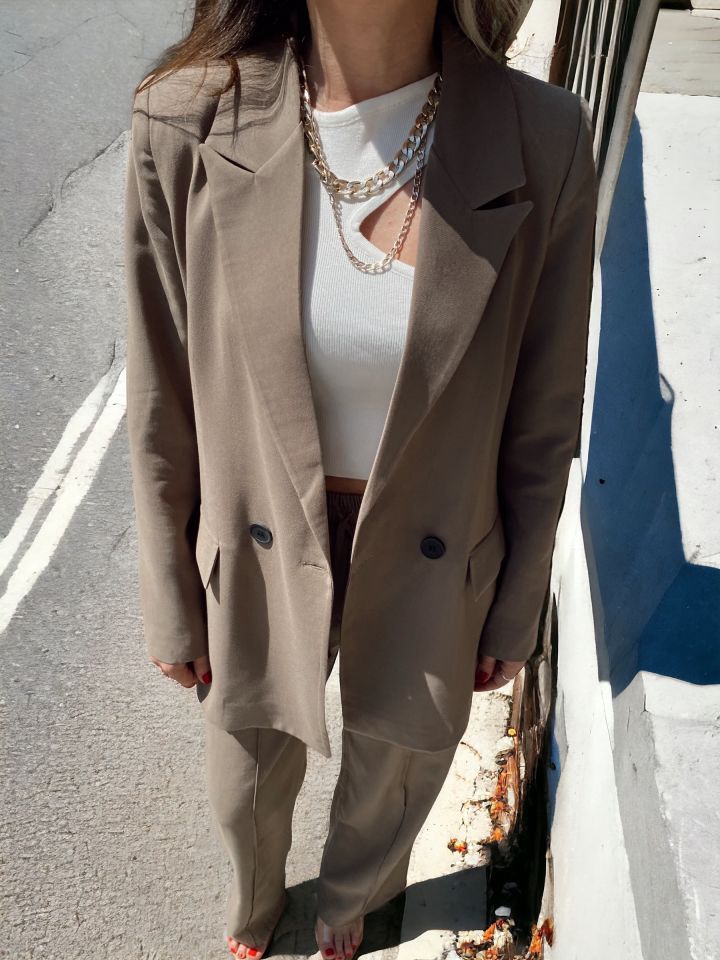 Blazer Ceket Haki
