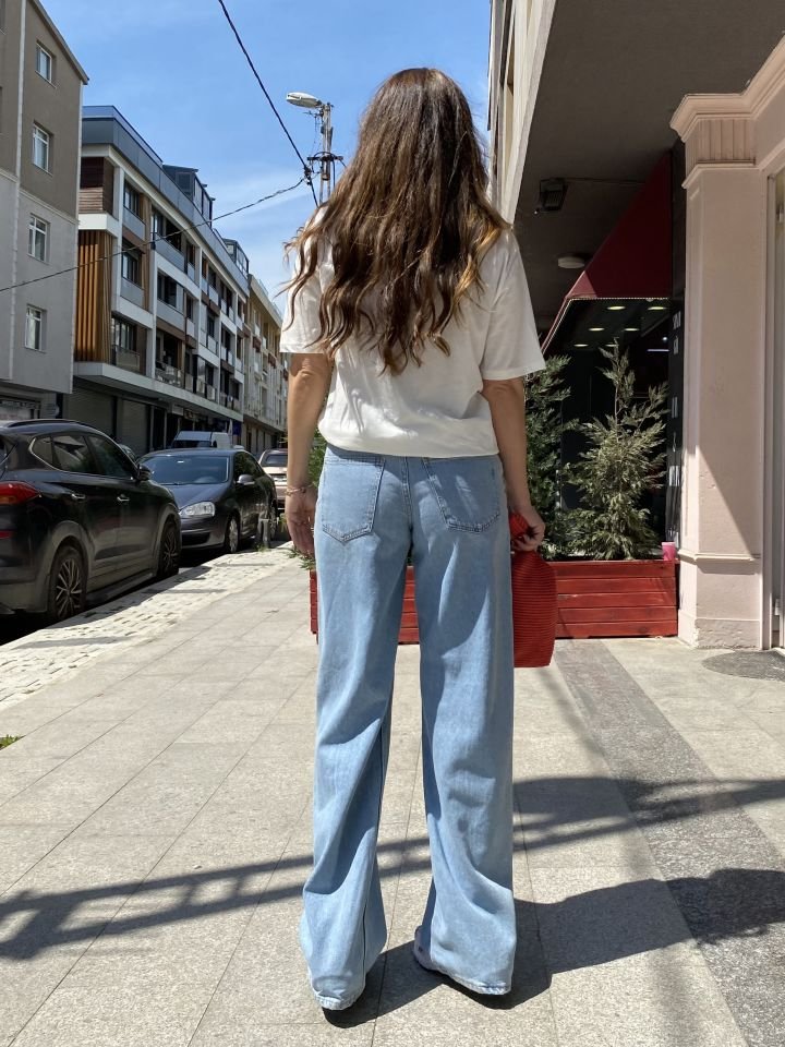 Mavi Baggy Jean Pantolon