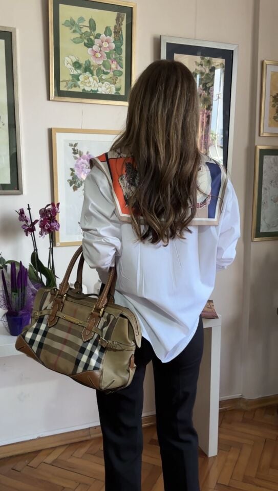 Massi Oversize Beyaz Gömlek