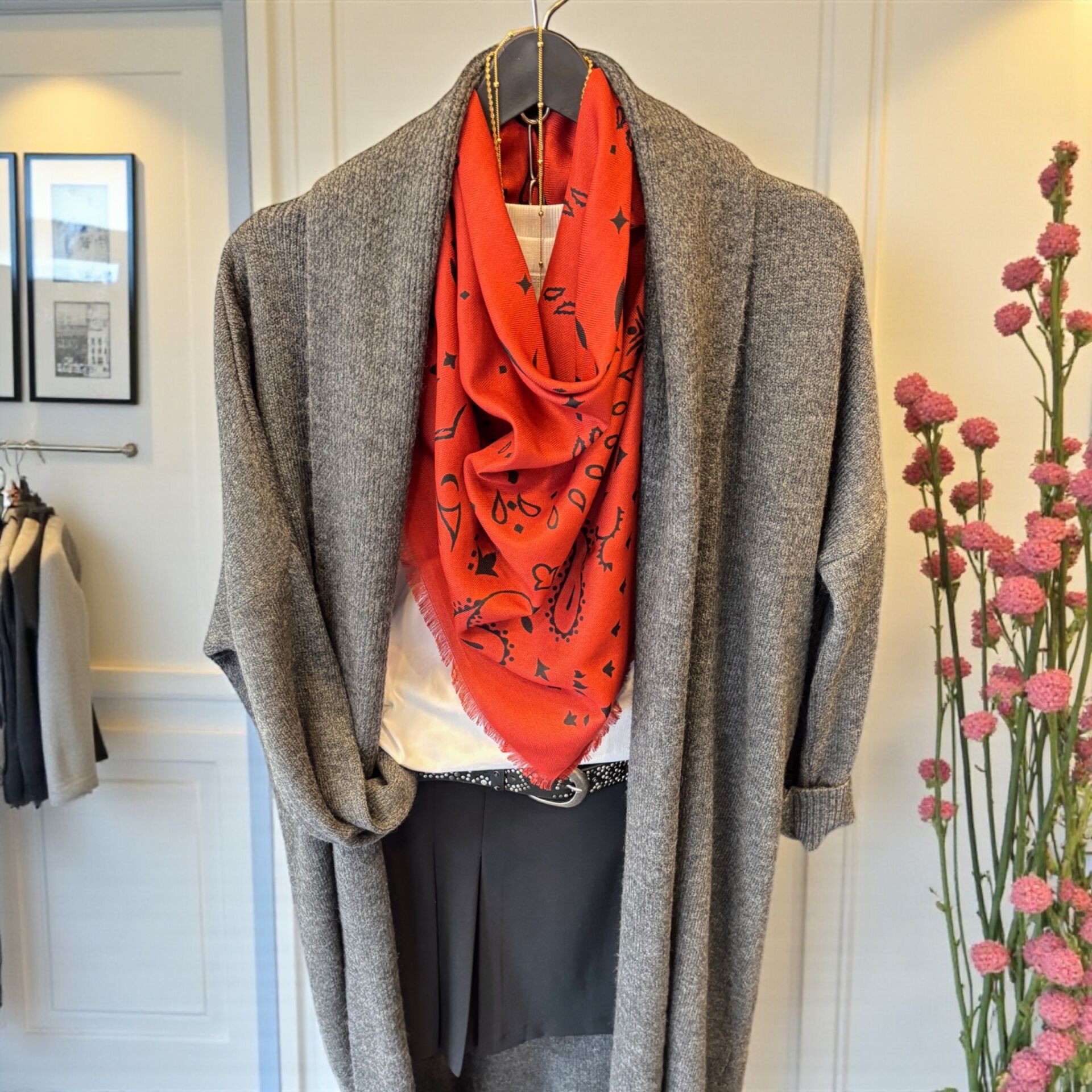 Etnik Desenli Şal Kiremit