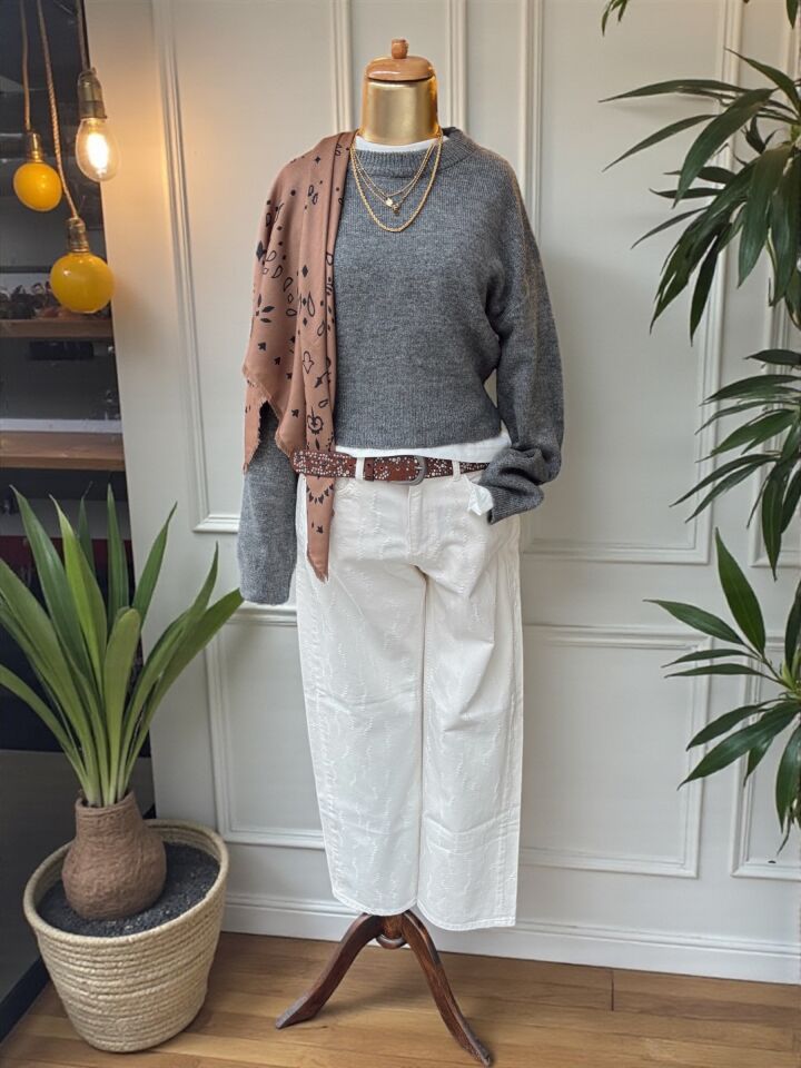 Yumuşak Dokulu Antrasit Kazak