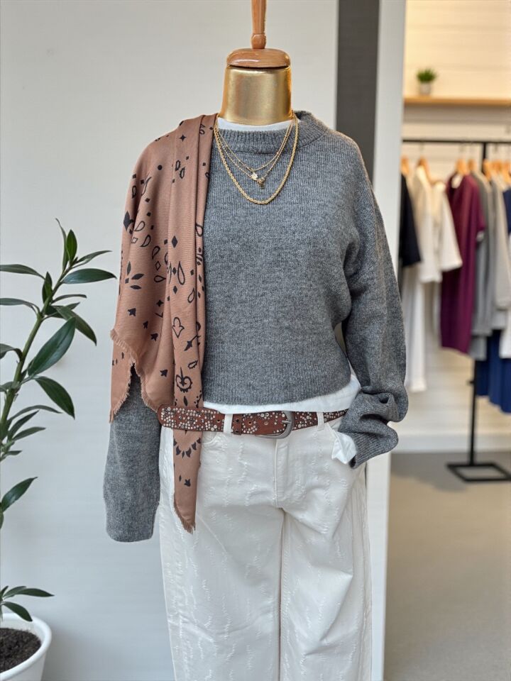 Yumuşak Dokulu Antrasit Kazak