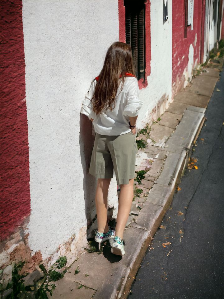 Şehir Boy Haki Şort