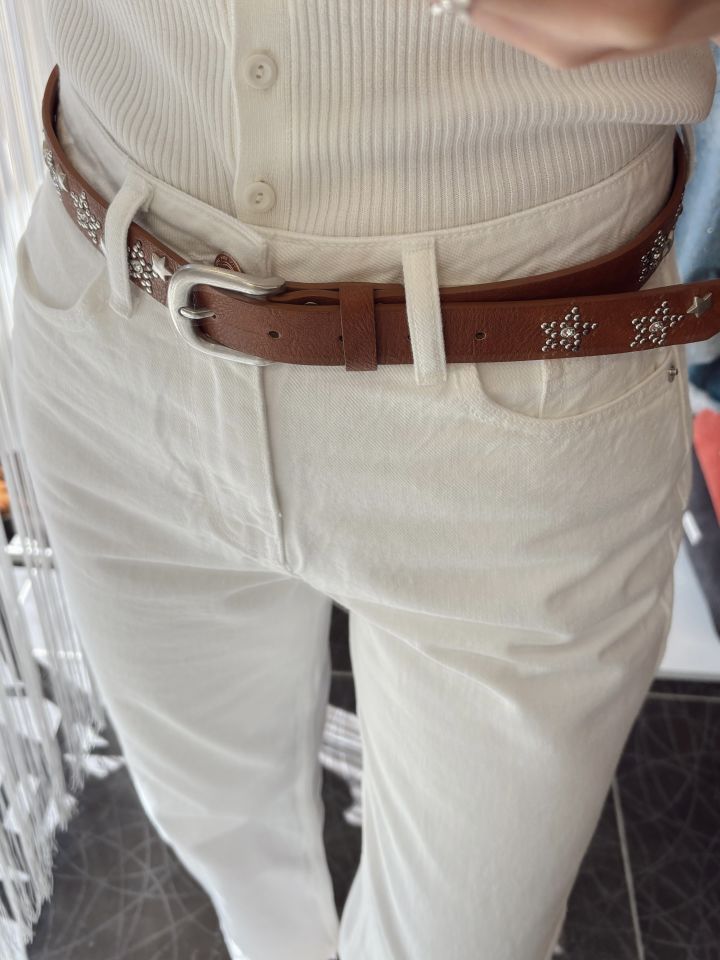 Metal Taş Tasarımlı Taba Kemer