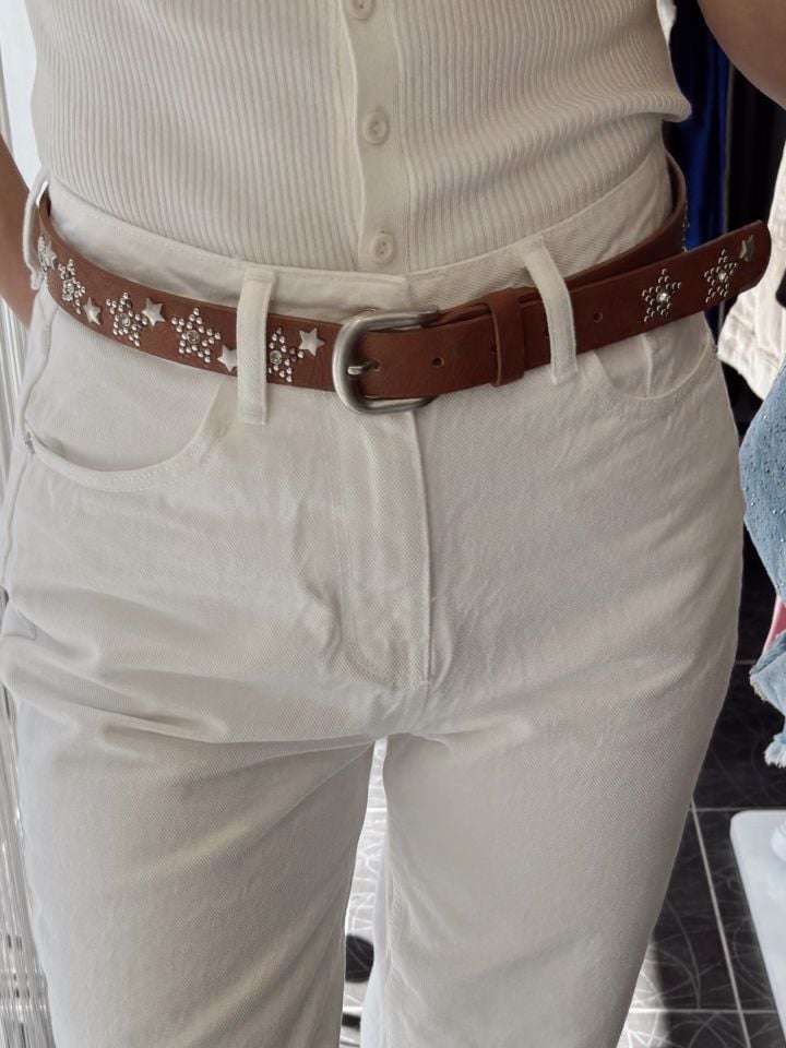 Metal Taş Tasarımlı Taba Kemer