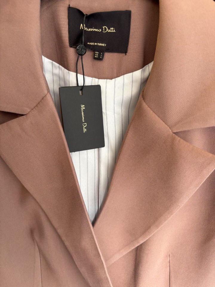 Gül Kurusu Oversize Ceket