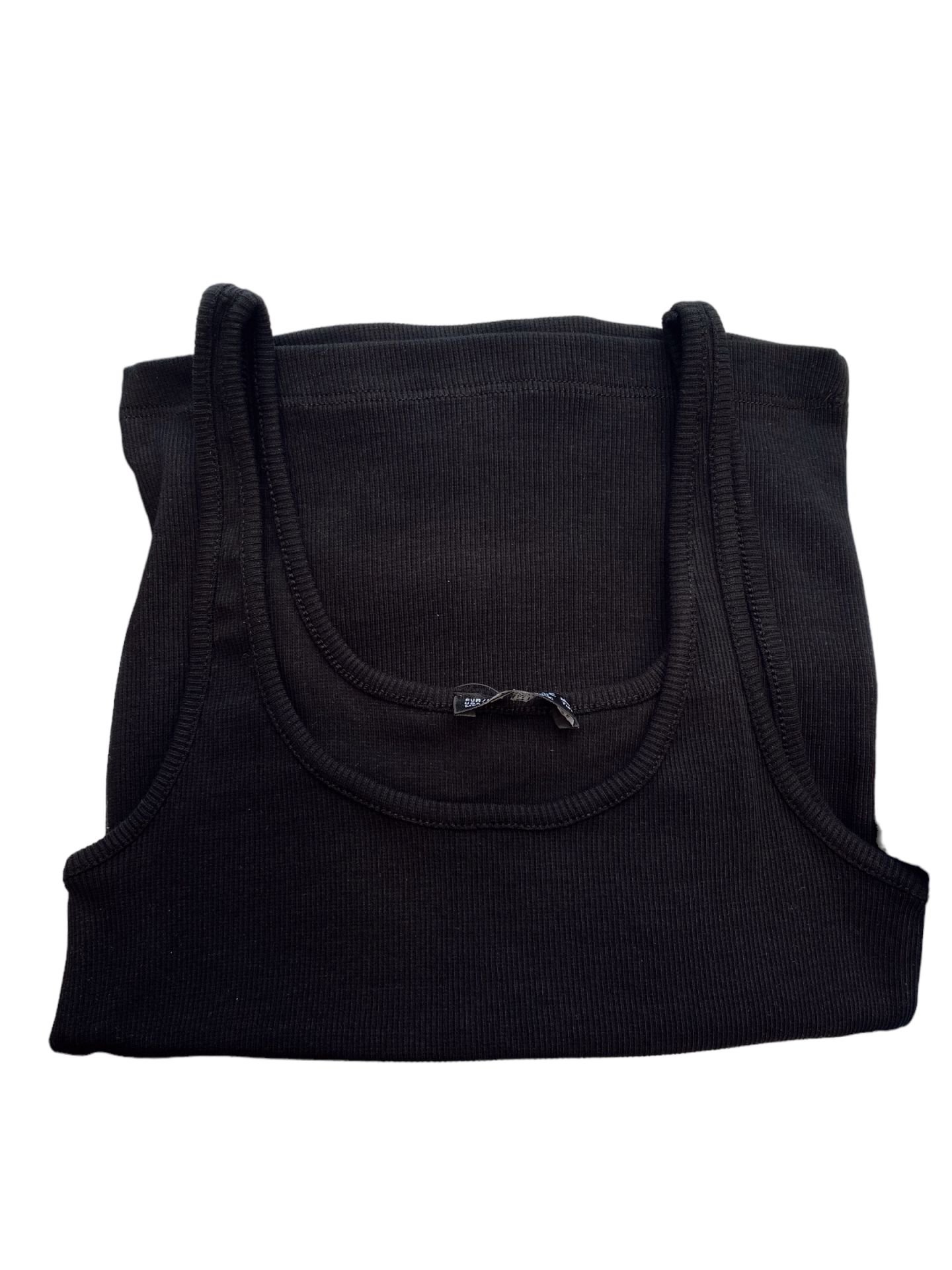 İnce Askılı Beyaz Siyah